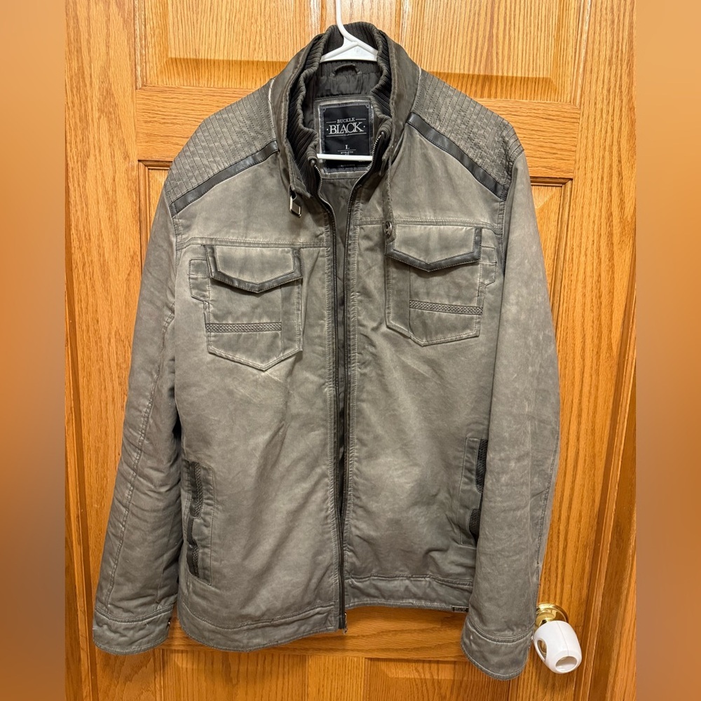 Buckle Black Athletic Fit Jacket - Size L - Rare